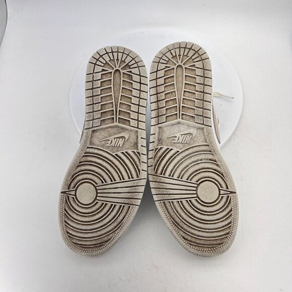 Nike Air Jordan 1 Low  Men Size 8 CZ0790-100 White Grey Particle Grey Shoes - Picture 12 of 15